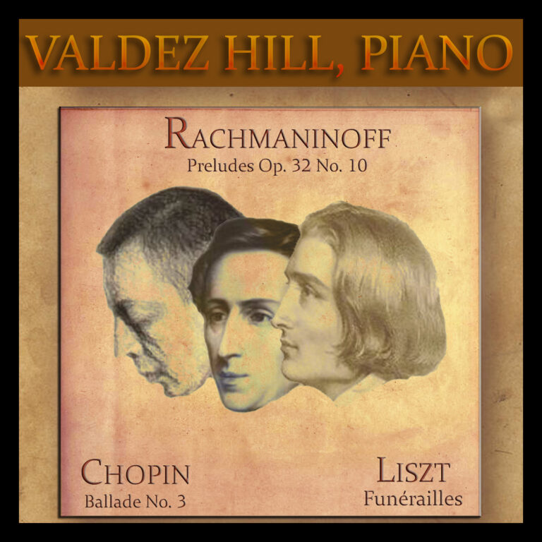 Read more about the article Concert Flyer & Album Cover — Liszt, Chopin, and Rachmaninoff, Made with Photoshop