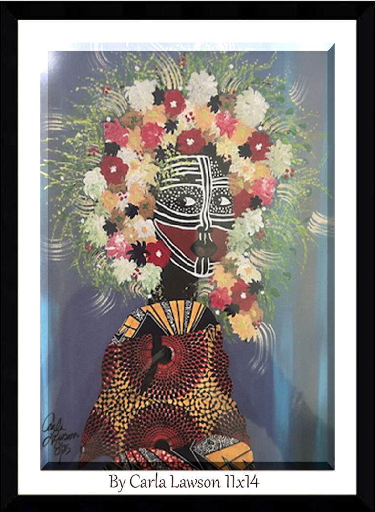 Read more about the article Signed African Print by Carla Lawson 11×14