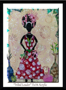 Read more about the article Tribal Leader, Acrylic  11×14