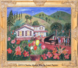 Read more about the article Elk Grove Home- “Garden Recital” Oil on Canvas by Amei Papitto