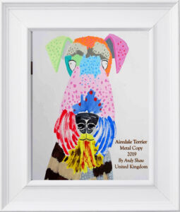 Read more about the article Airedale Terrier by Andy Shaw, Metal, United Kingdom