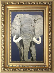 Read more about the article Elephant by Estevan Luciano, Oil on Canvas, 36×48