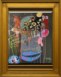 Read more about the article African Mask #3 Mix-Media by George Greene, 24×32