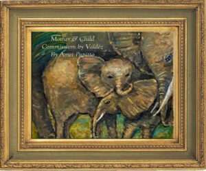 Read more about the article “Mother & Child” Commission Work by Amei Papitto
