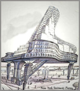 Read more about the article “New York Steinway” by Amei Papitto, Oil on Canvas