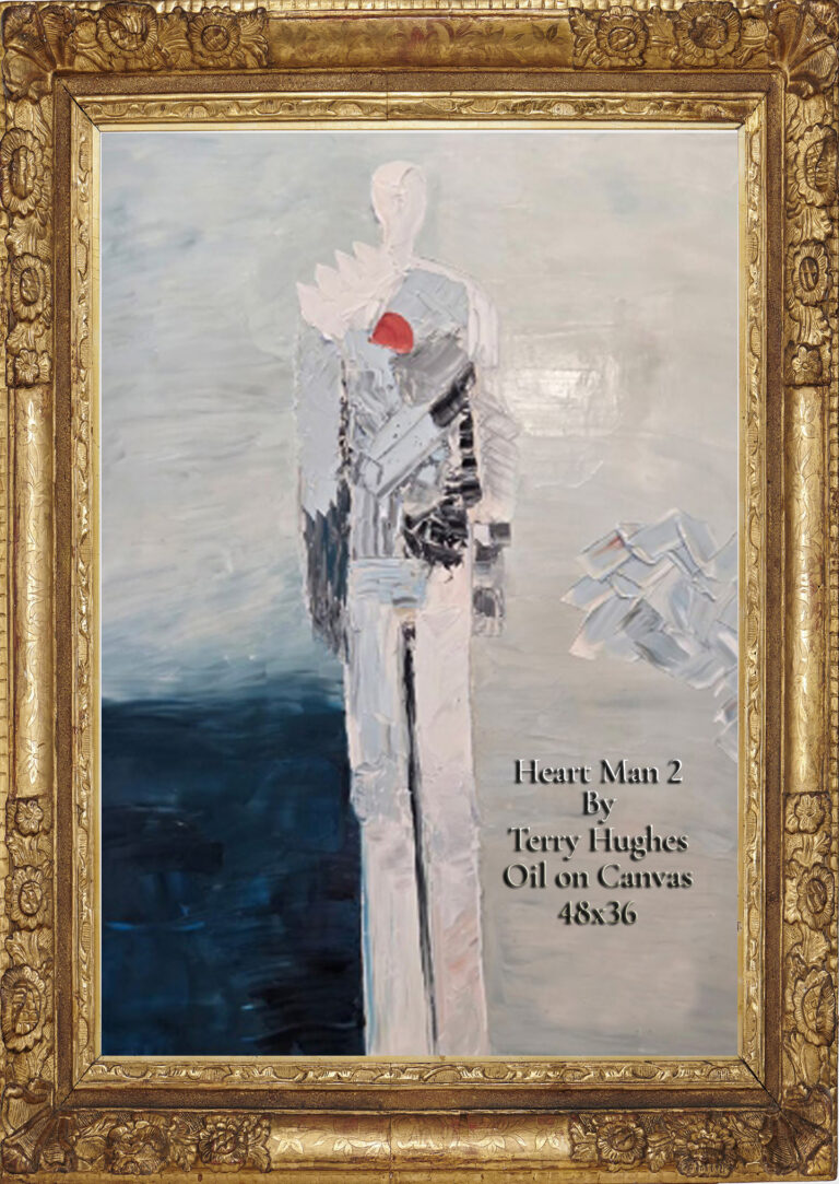 Read more about the article “Heart Man 2” by Terry Hughes, Oil on Canvas