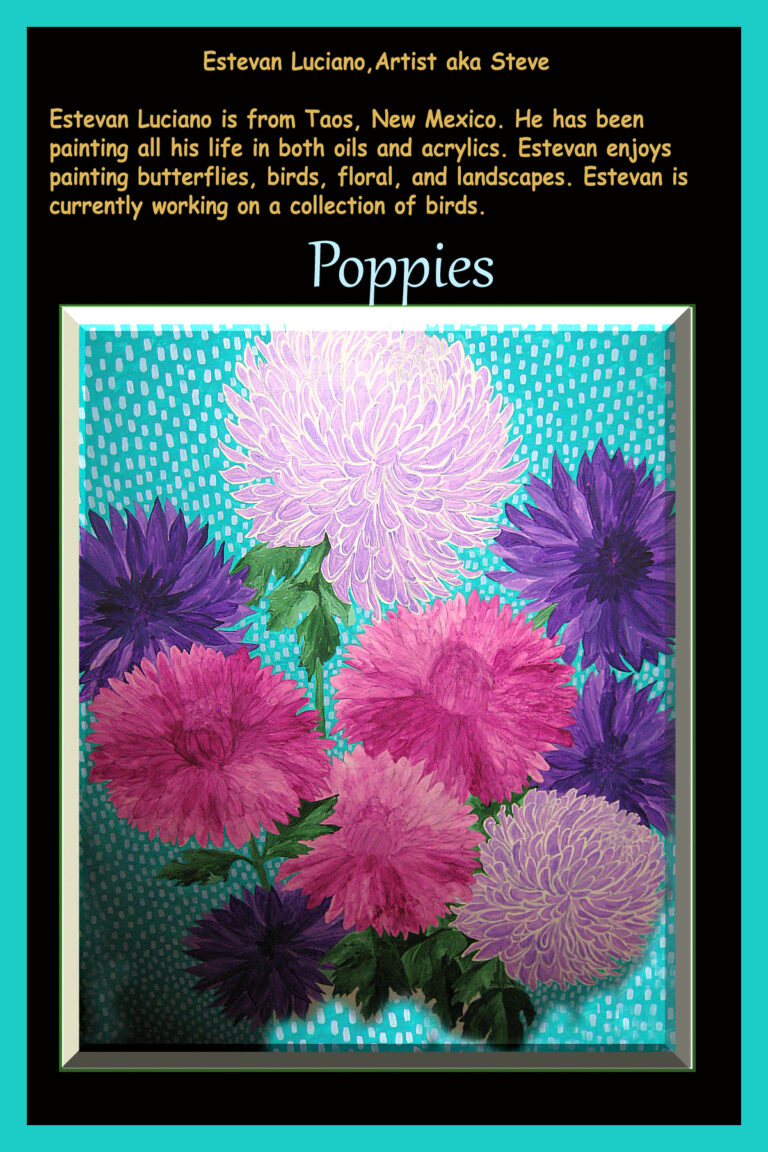 Read more about the article Poppies by E. Luciano, Oil on Canvas 48×58