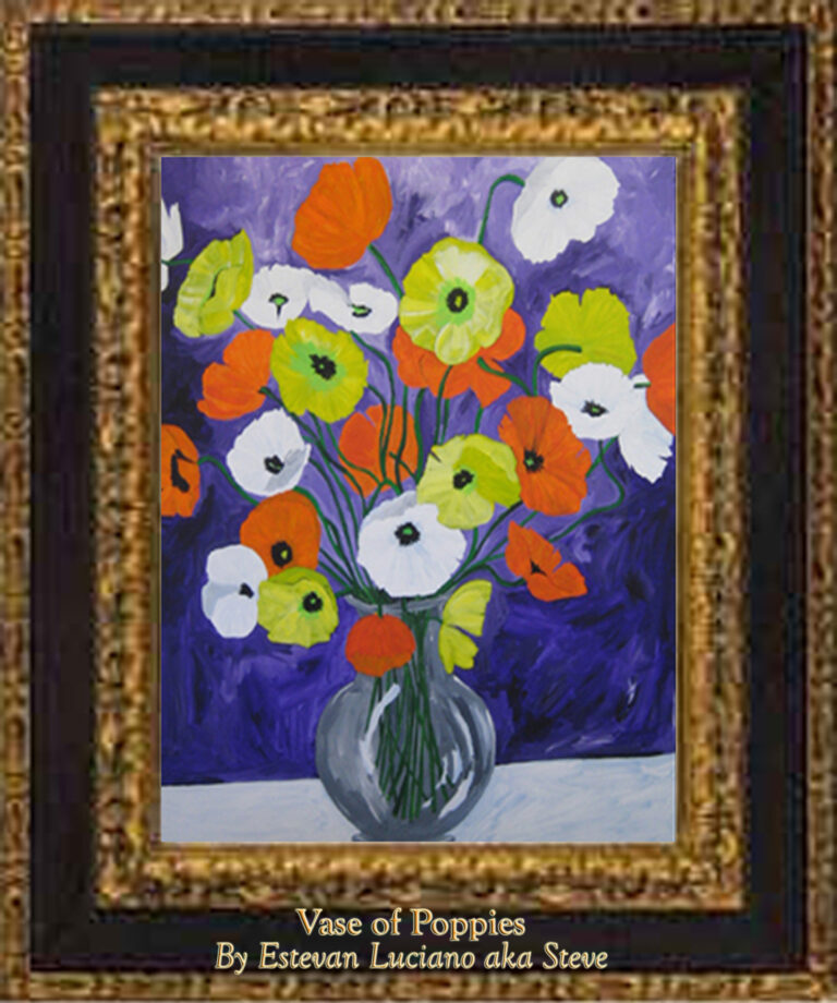 Read more about the article Vase of Poppies by Estevan Luciano