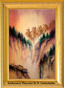 Read more about the article Watercolor by Oneknefeather. My 1st Art Peice 1980, Blackhawk, CA