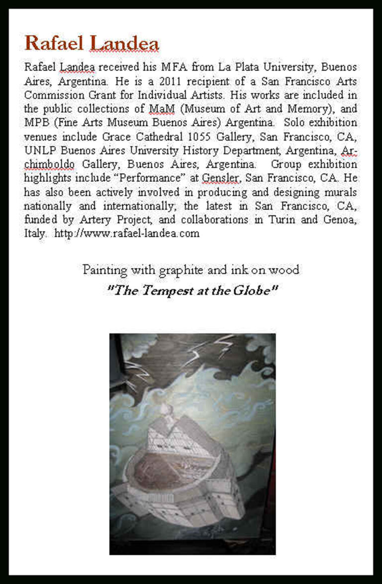 Read more about the article Tempest at the Globe by Rafael Landea