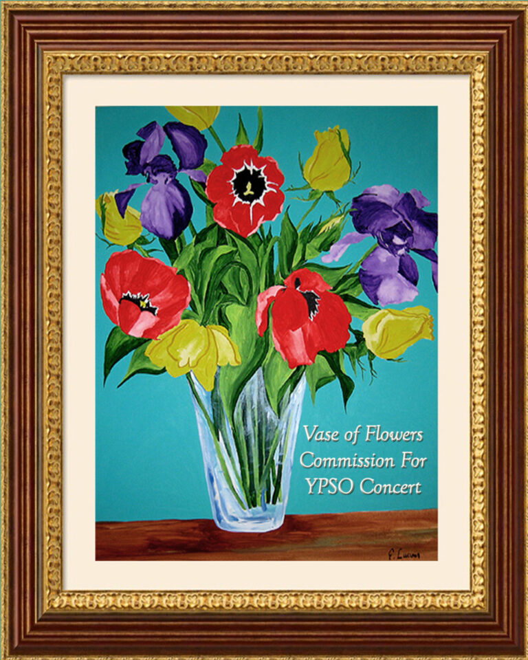 Read more about the article Vase of Mic Flowers, Oil, Commission by Seve L.