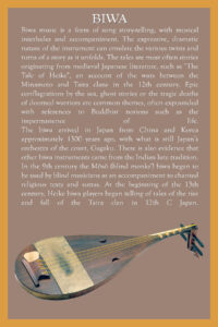 Read more about the article Biwa- Nearly 200 Years Old. Teacher  to Student