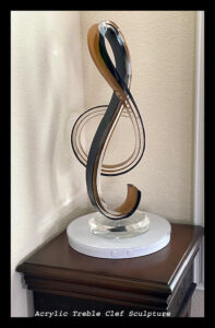Read more about the article Treble Cleff Note- Acrylic  Sculpture