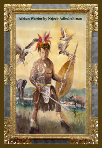 Read more about the article African Warrior, Watercolor
