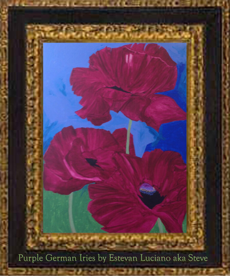 Read more about the article Purple Iris- Oil on Canvas