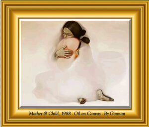 Read more about the article Mother and Child, Oil, Title Painting