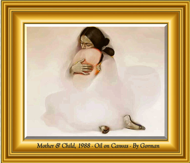 Read more about the article Mother and Child, Oil, Title Painting