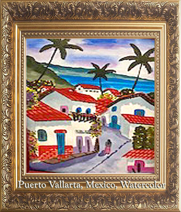 Read more about the article Puerto Vallarta WAtercolor and Title Art