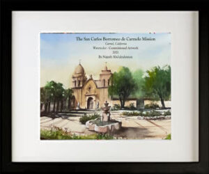 Read more about the article California Mission Churches, Watercolor