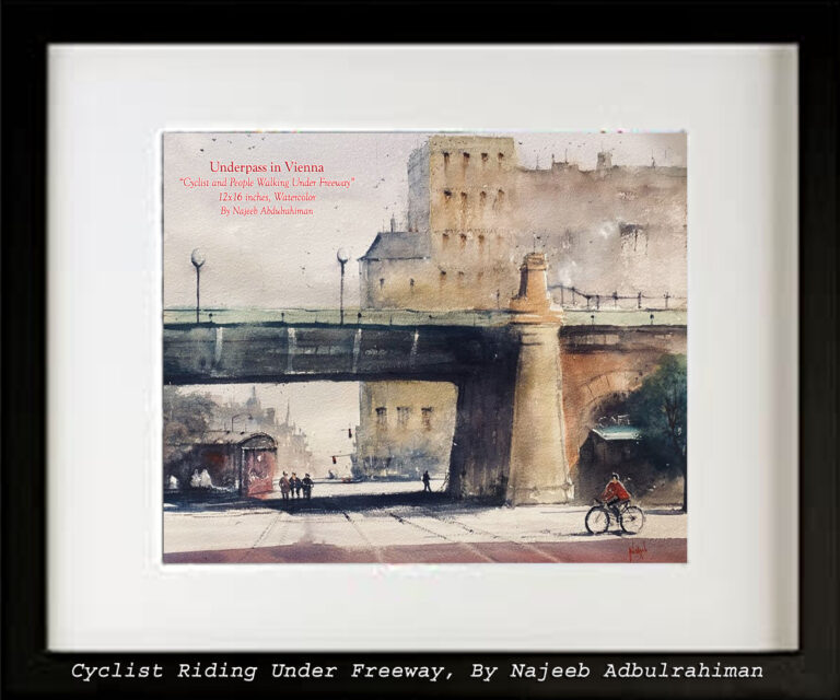 Read more about the article Underpass in Vienna, Watercolor