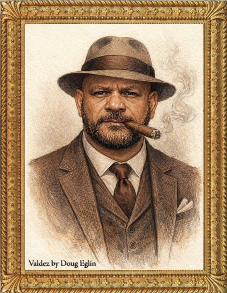 Read more about the article Valdez w Cigar by Doug Eglin- Graphic