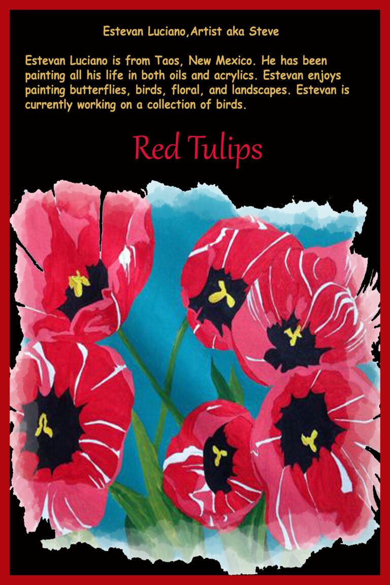 Read more about the article Red Tulips, Commissioned – Oil on Canvas by Estevan Luciano